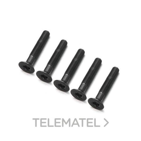 TORNILLO TORX DO M3x18 NÍQUEL NEGRO (PACK 5u)