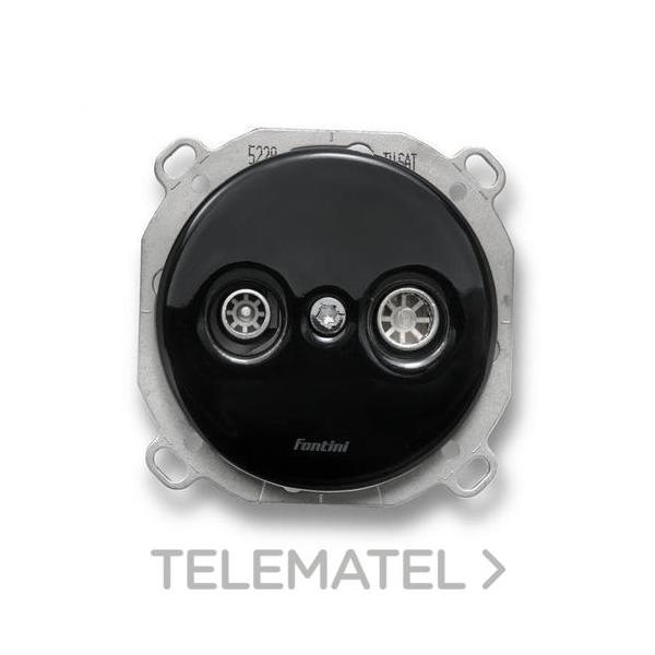 TOMA FINAL RTV-SAT DO EMPOTRAR PORCELANA NEGRO (PACK)