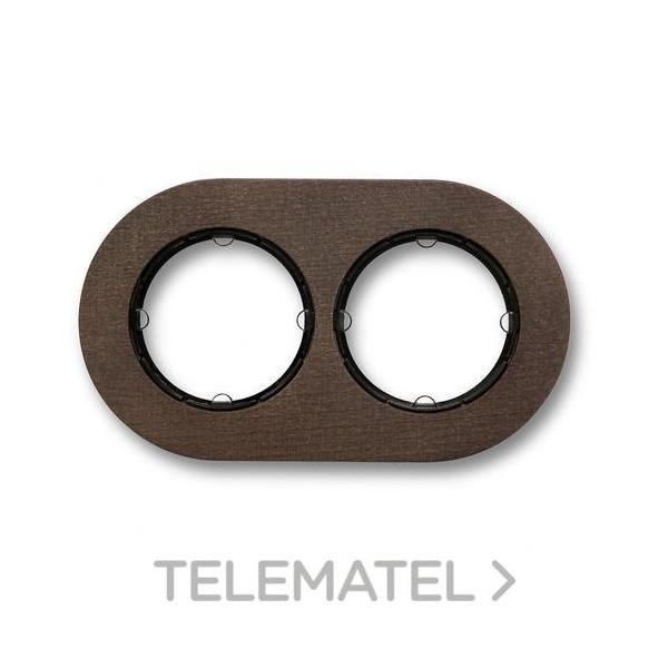MARCO 2 ELEMENTOS DO MADERA HAYA OSCURECIDA (PACK)