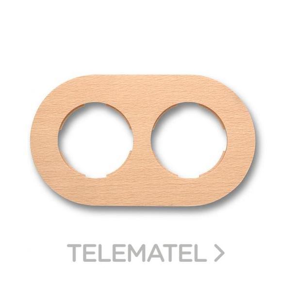 MARCO 2 ELEMENTOS DO SUPERFICIE MADERA HAYA NATURAL (PACK)