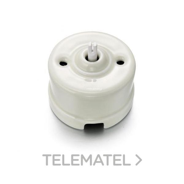 CONMUTADOR GARBY 30 10AX 250V SIN MANECILLA PORCELANA CRU (PACK)