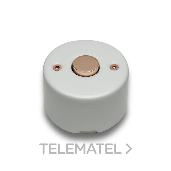 PULSADOR DO 33 10A 250V 24V DC PORCELANA BLANCO / COBRE