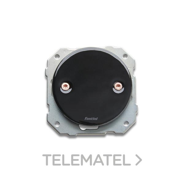 MECANISMO CIEGO PORCELANA COBRE / NEGRO