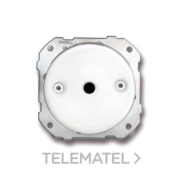 SALIDA CABLES DO 34 PORCELANA BLANCO / CROMO