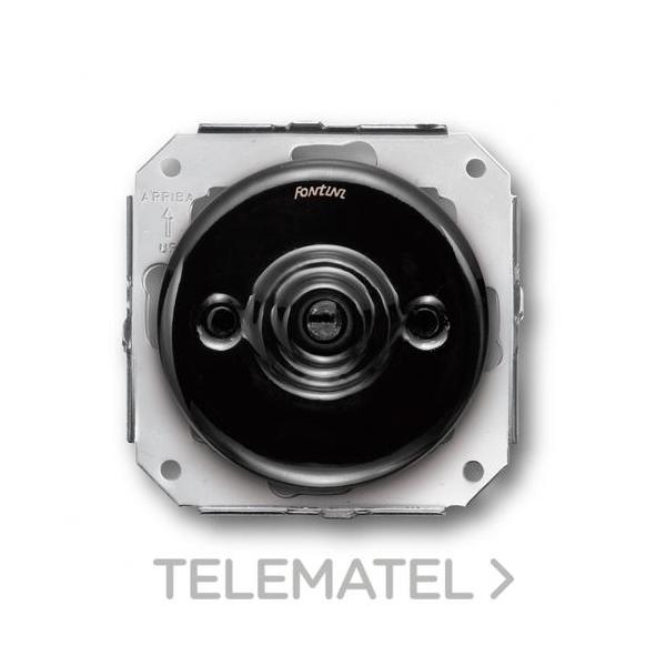 INTERRUPTOR 2P 10AX-250V SIN MANECILLA PORCELANA NEGRO