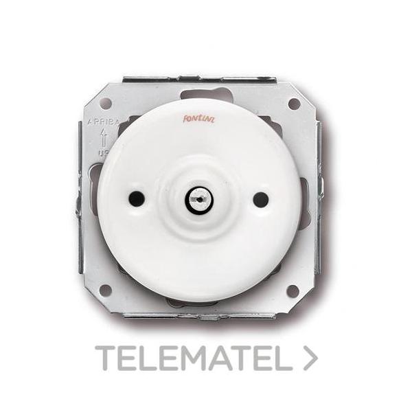 INTERRUPTOR 2P 10AX-250V SIN MANECILLA PORCELANA BLANCO