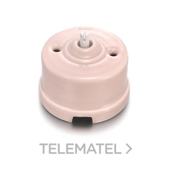 DOBLE PULSADOR ROTATIVO 10AX 250V SIN MANECILLA PORCELANA CAMILLE