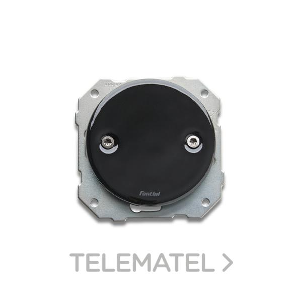 MECANISMO CIEGO PORCELANA NEGRO / NEGRO NÍQUEL