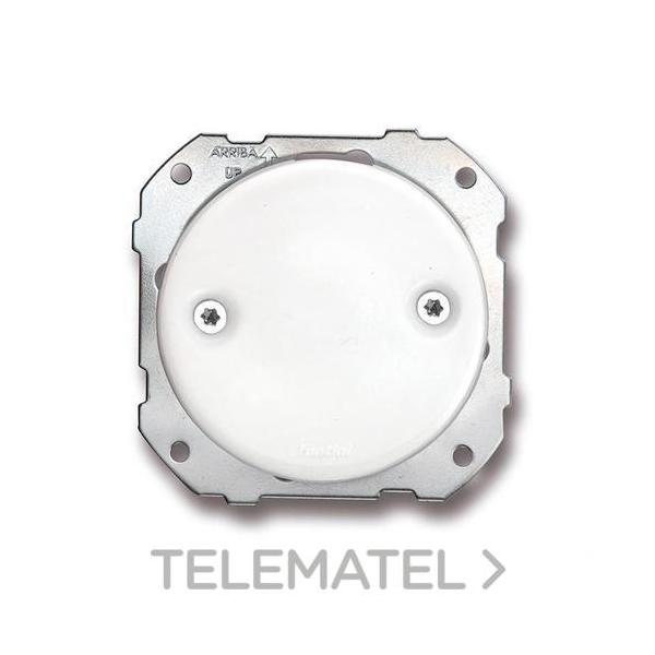 MECANISMO CIEGO PORCELANA CROMO / BLANCO