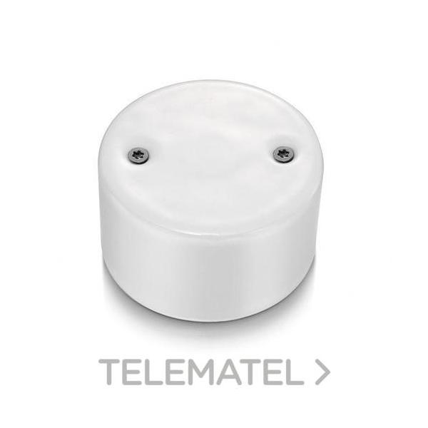 MECANISMO CIEGO PORCELANA BLANCO / NÍQUEL NEGRO