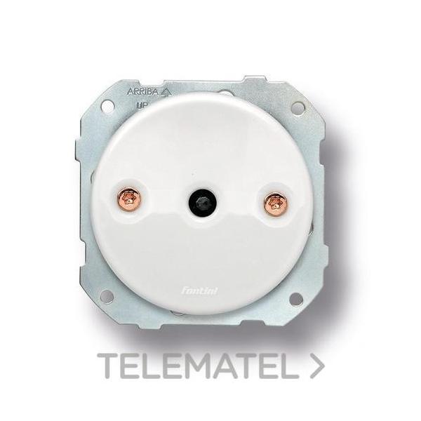 MECANISMO PERSIANA 10A 250V SIN MANECILLAS PORCELANA BLANCO / COBRE