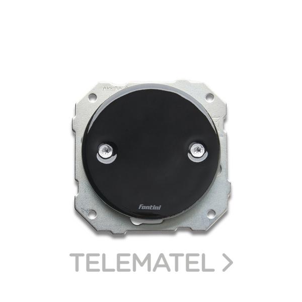 MECANISMO CIEGO PORCELANA CROMO / NEGRO