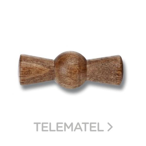 CONJUNTO LAZO ROTATIVO MADERA + TORNILLO PATINÉ HAYA ENVEJECIDO (PACK 5u)