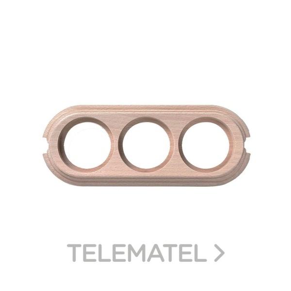 PEANA INSTALACIÓN 3 ELEMENTOS 2 ENTRADAS VERTICAL HAYA NATURAL