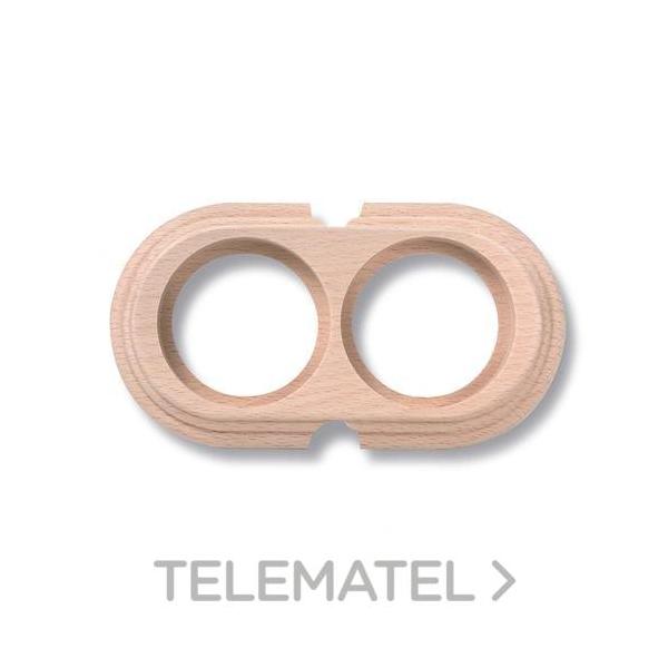 PEANA INSTALACIÓN 2 ELEMENTOS 2 ENTRADAS HORIZONTAL HAYA NATURAL