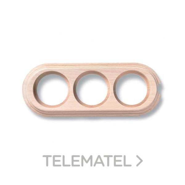 PEANA INSTALACIÓN 3 ELEMENTOS 1 ENTRADA VERTICAL HAYA NATURAL