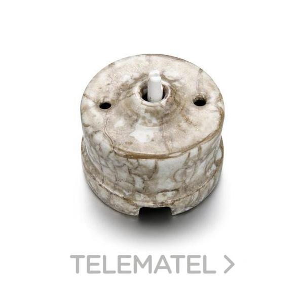 PULSADOR ROTATIVO 10AX 250V SIN MANECILLA PORCELANA REGGIA