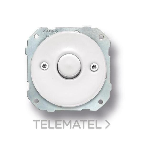REGULADOR CONMUTADOR DE BOTÓN 1-10V METAL CROMO PORCELANA BLANCA