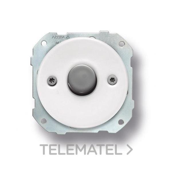 REGULADOR CONMUTADOR DE BOTÓN 1-10V METAL NÍQUEL PORCELANA BLANCA