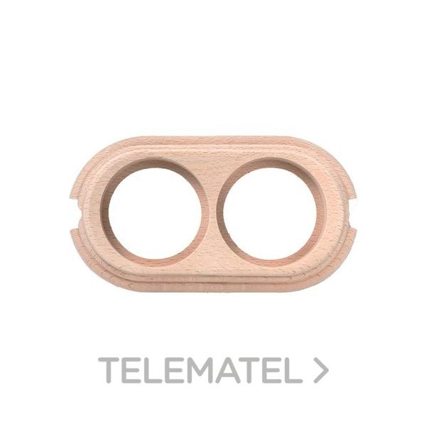 PEANA INSTALACIÓN 2 ELEMENTOS 2 ENTRADAS VERTICAL HAYA NATURAL