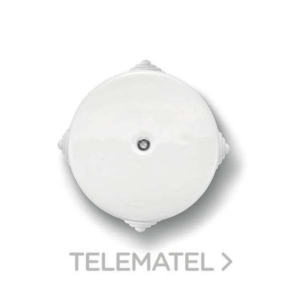 CAJA EMPALMES PORCELANA 77mm BLANCO