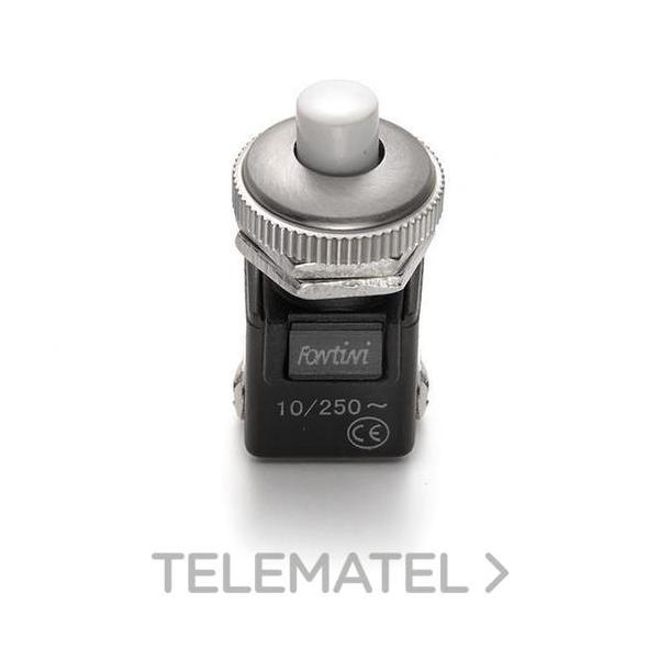 PULSADOR TIMBRE CROMO ARANDELA CROMO PISA (BOLSA)