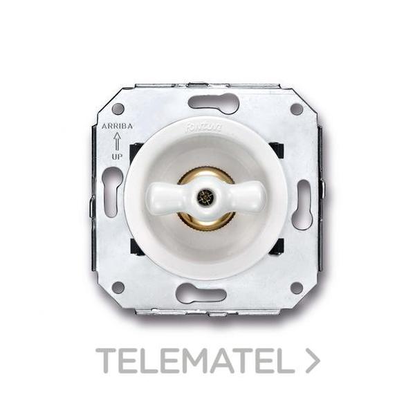 INTERRUPTOR VENEZIA 1P 10A 250V PORCELANA (PACK)