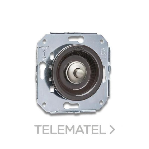 PULSADOR VENEZIA CROMO / MARRÓN (PACK)