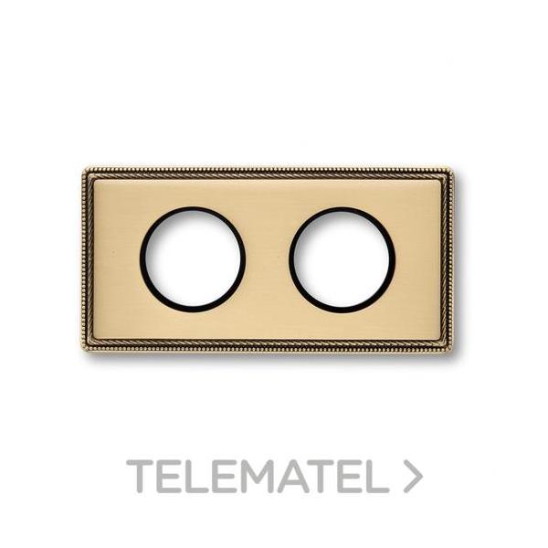 MARCO 2 ELEMENTOS VENEZIA METÁLICO DORADO (PACK)