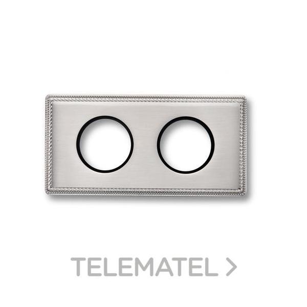 MARCO 2 ELEMENTOS VENEZIA METÁLICO CROMO MATE (PACK)