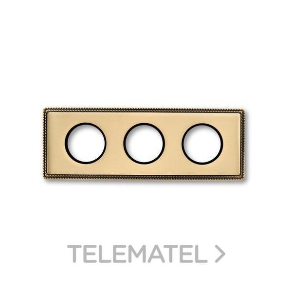 MARCO 3 ELEMENTOS VENEZIA METÁLICO DORADO (PACK)