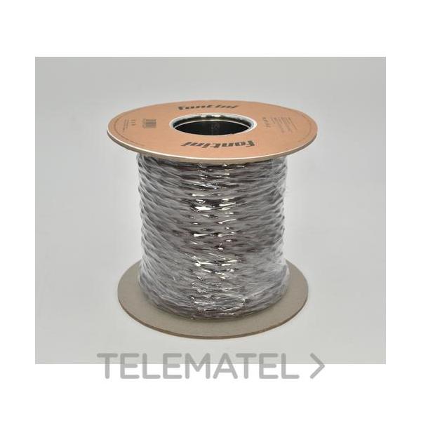 CABLE TRENZADO AISLANTE GARBY MÍNIMO 3x1,5mm² MARRÓN