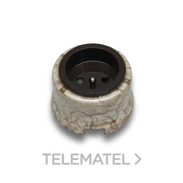 BASE ENCHUFE FRANCÉS GARBY TOMA TIERRA REGGIA (PACK)