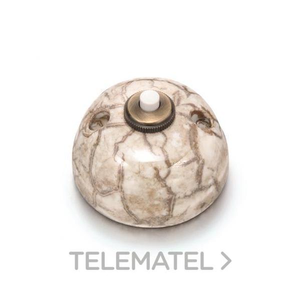 PULSADOR TIMBRE GARBY PORCELANA REGGIA (PACK)