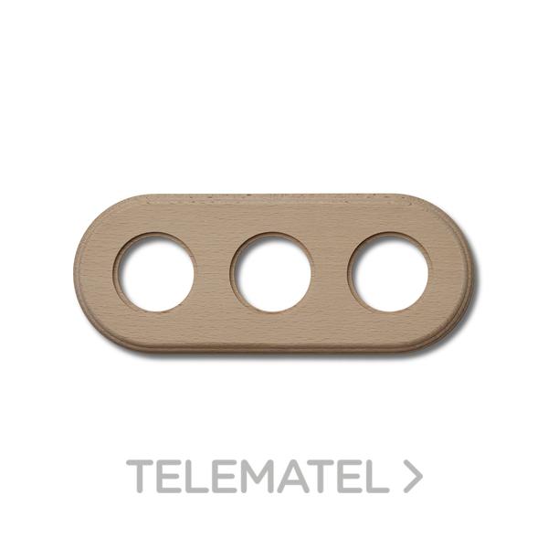 MARCO 3 ELEMENTOS GARBY COLONIA MADERA HAYA NATURAL (PACK)