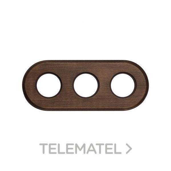 MARCO 3 ELEMENTOS GARBY COLONIAL MADERA HAYA ENVEJECIDO (PACK)