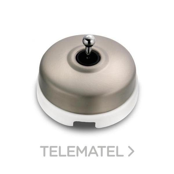 CRUZAMIENTO PORCELANA LATÓN PASO CABLE NÍQUEL (PACK)