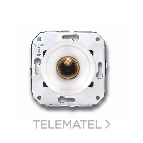 INTERRUPTOR 2P MANECILLA 10A 250V PATINÉ / BLANCO (PACK)