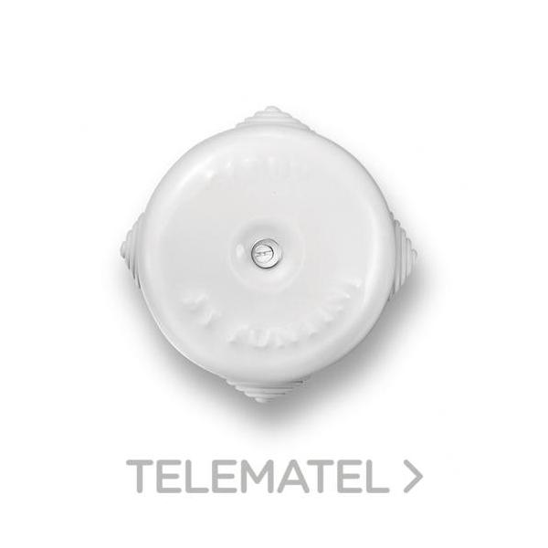 CAJA EMPALMES GARBY DIÁMETRO 72mm PORCELANA BLANCO