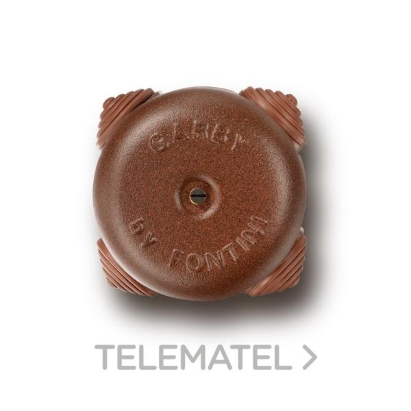 CAJA EMPALMES GARBY DIÁMETRO 72mm METAL ENVEJECIDO