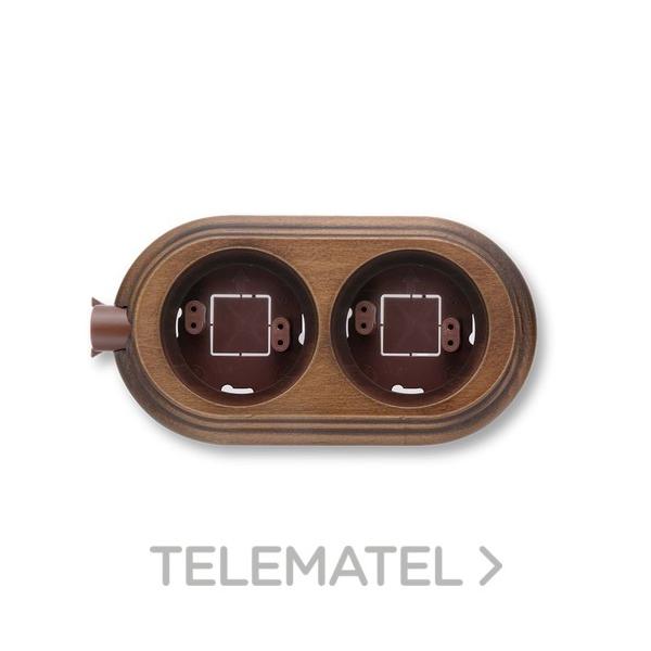 PEANA TUBO / CABLE 2 ELEMENTOS VERTICAL ENVEJECIDO