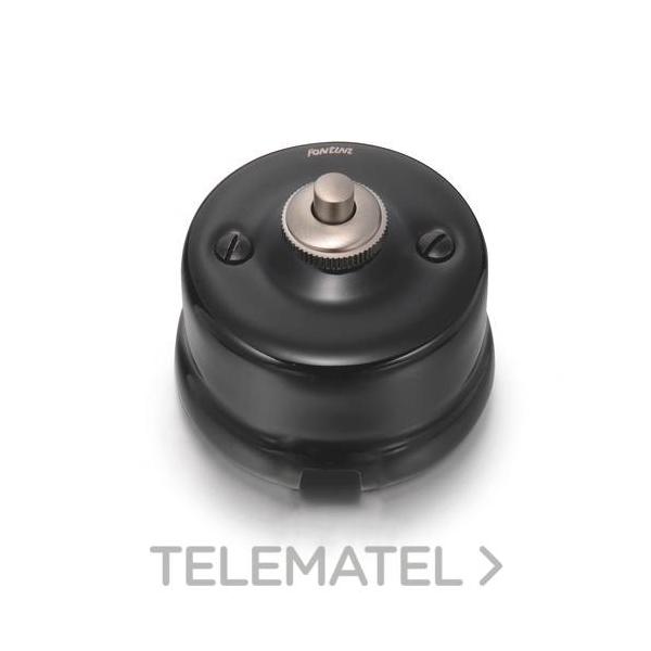 PULSADOR FORMATO ESPECIAL PORCELANA NEGRO (PACK)