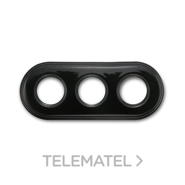 MARCO 3 ELEMENTOS GARBY COLONIAL PORCELANA HAYA NEGRO (PACK)