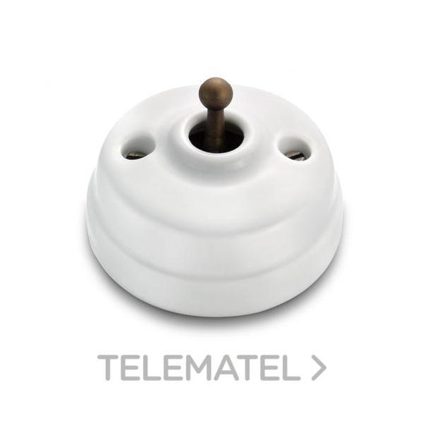 PULSADOR DIMBLER 10A 250V PORCELANA PATINÉ (PACK)