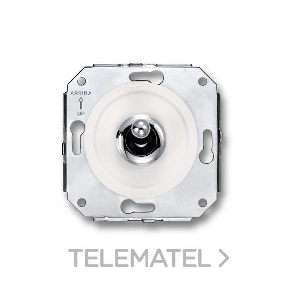 PULSADOR MANECILLA 10A 250V CROMO BLANCO (PACK)