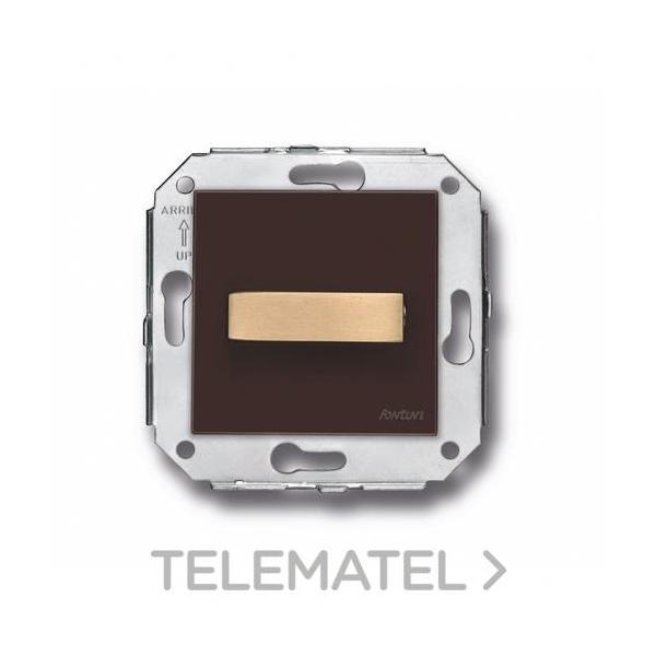 CRUZAMIENTO ROCKING 10A 250V DORADO MARRÓN (PACK)