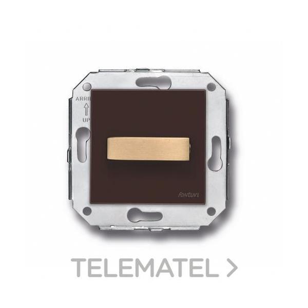 INTERRUPTOR ROCKING 10A 250V DORADO MARRÓN (PACK)