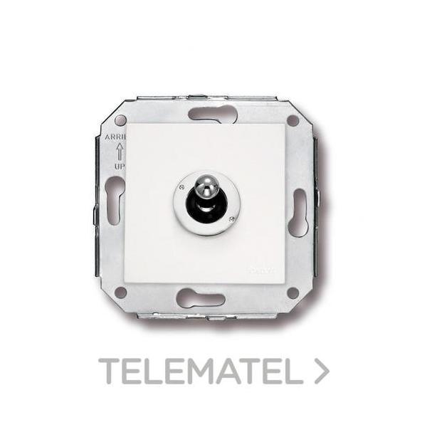 CONMUTADOR ROCKING 10A 250V CROMO BLANCO (PACK)