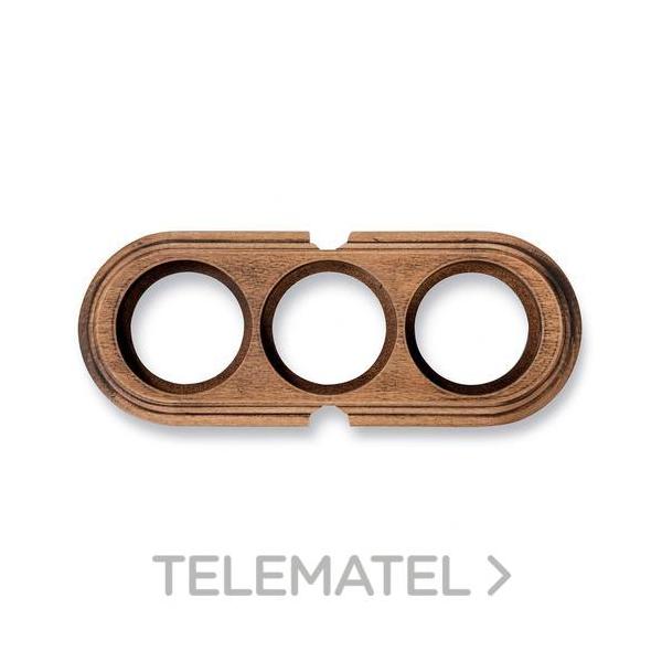 PEANA TUBO 3 ELEMENTOS 2 ENTRADAS HORIZONTAL ENVEJECIDO (PACK)