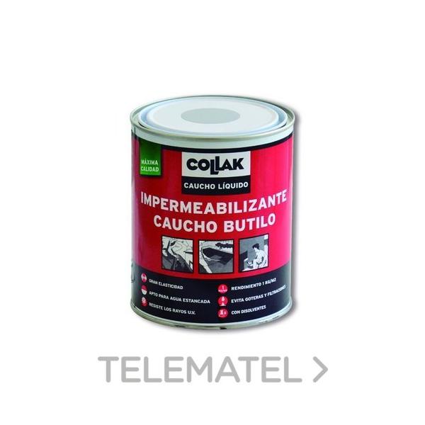 IMPERMEABILIZANTE CAUCHO BUTILO TEJA 1kg